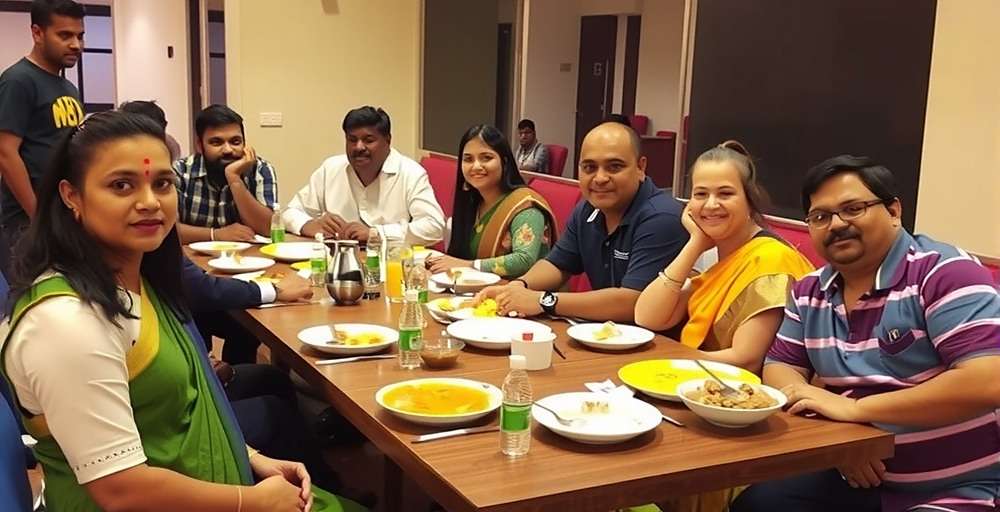 Garam Masala Gala Community Meetup Garam Masala Gala community meetup in Chennai with players showcasing real dishes inspired by the game